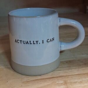 Hearth & Hand stoneware mug Actually I Can…